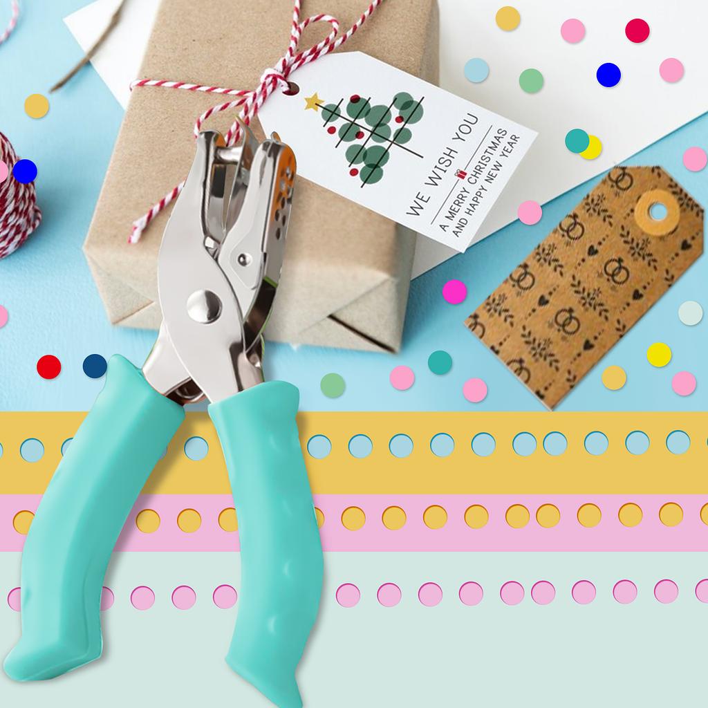 Bastel-Ecke Locher Etikett Lasche Stanzer Loch Papierschneider Etikett 2 Zoll 5cm für Papierbasteln Kartenherstellung Scrapbooking