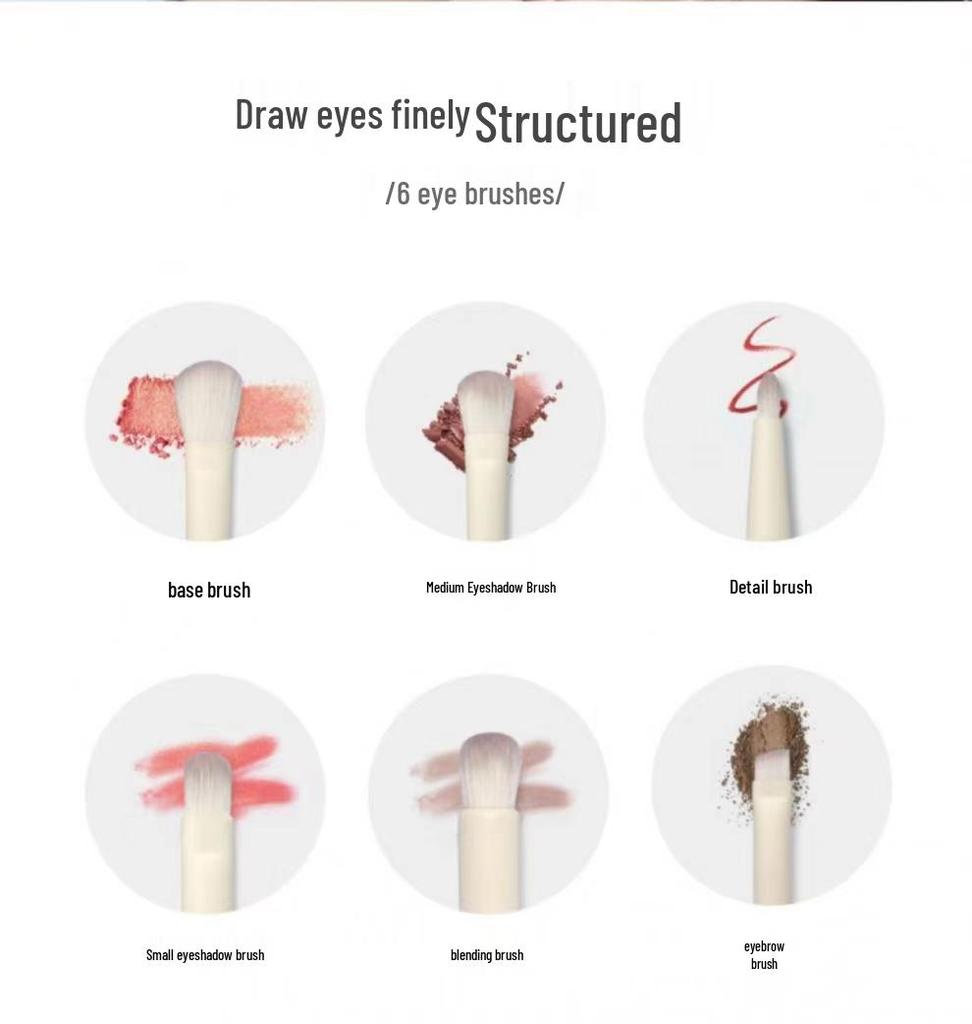 Série Vacances Set de 12 Pinceaux de Maquillage - Pinceaux Super Doux pour Fards à Paupières, Poudre Libre et Débutants