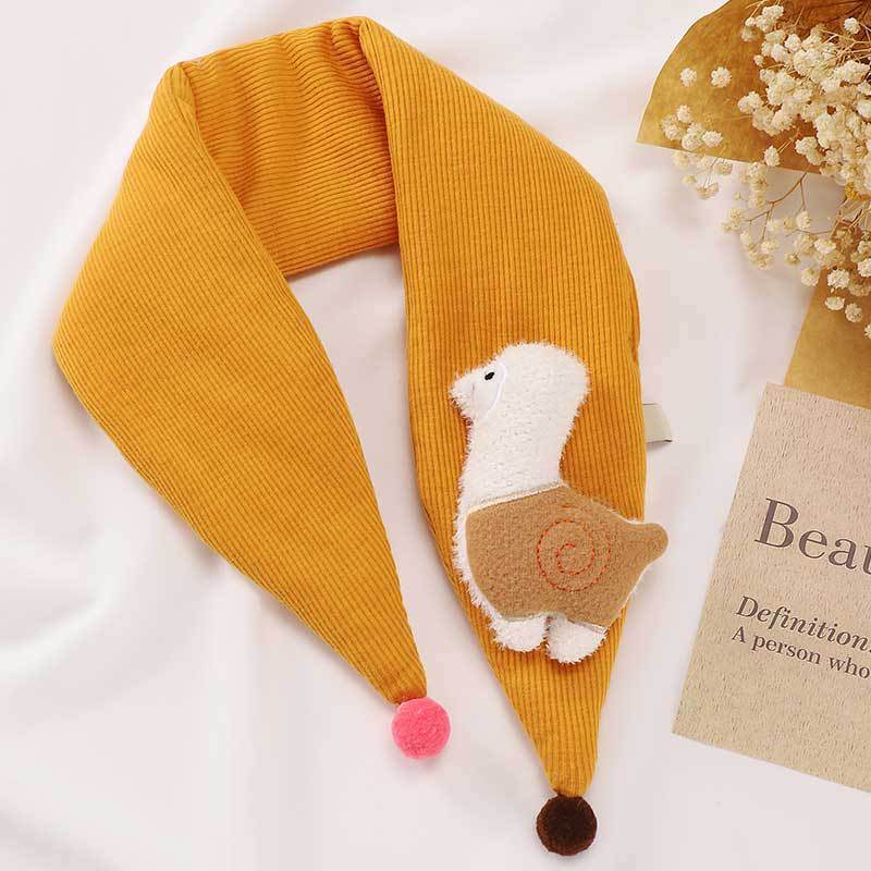 Nouvelle écharpe tendance pour enfants, idéale pour les filles, pour garder les bébés au chaud et polyvalente. Écharpe chaude en peluche et épaisse pour enfants