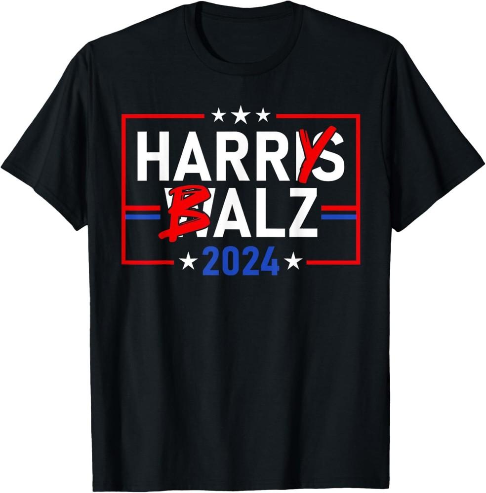 

SALE Funny Harris Walz 24 Harry Balz 2024 Meme Democratics Vote Unisex T-Shirt Unisex T-Shirt XXXXL