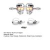 Skull Head LED Amber Turn Signal Universal 10mm Screw Blinkers Motorcycle Indicator Light for 12V Cruiser Chopper Scooter Dirt Bike
