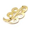 Altesse [K4562] - Gold Plated Brooch 'Choreography'