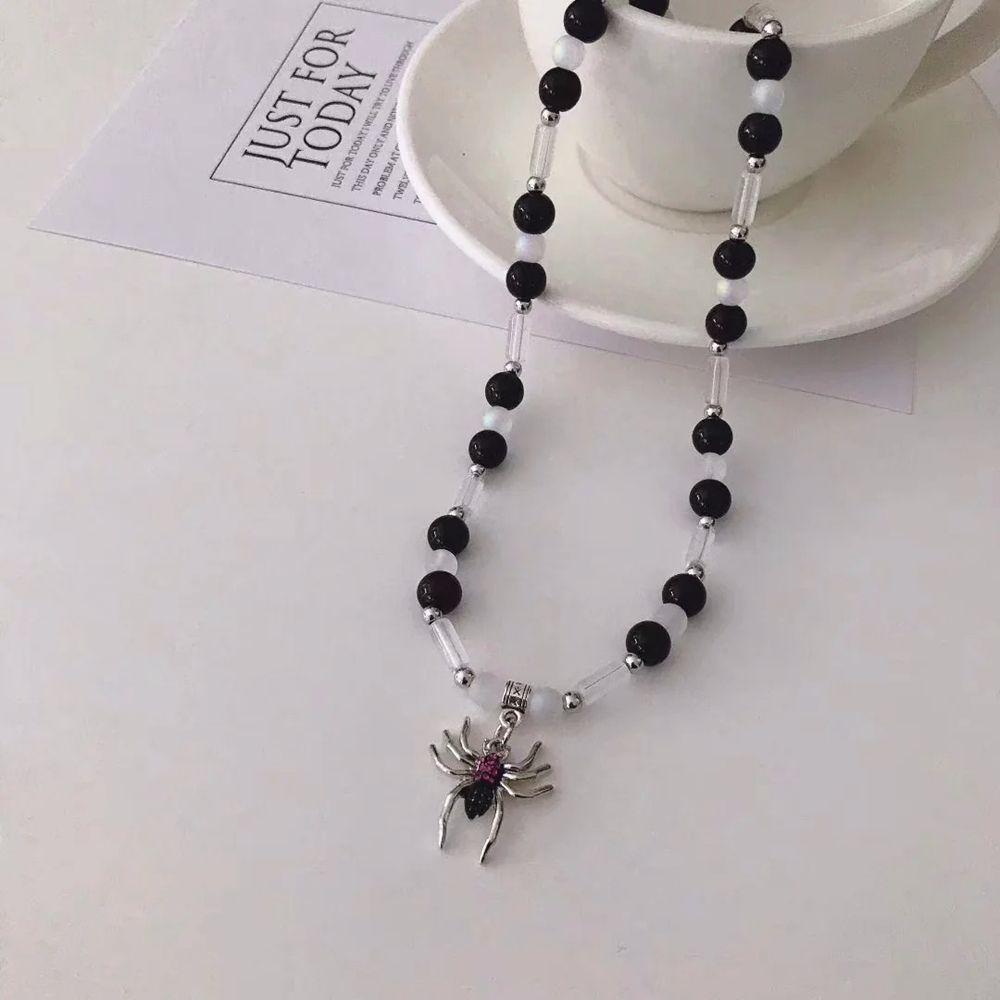 Necklace Pearl Clavicle Chain Spider Necklace Korean Style Necklace Halloween Female Necklace