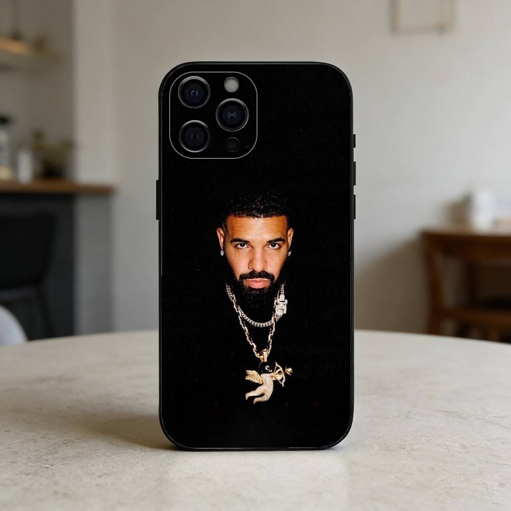 Singer Drakes Ablum Phone Case For iPhone 17,16,15,14,13,12,11 Plus,Pro,Max,Mini Silicone black Soft Cover