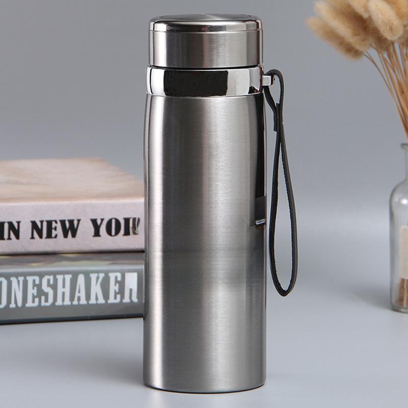 

Кружка из нержавеющей стали 316, портативный автомобильный чайник, открытый большой емкости, горшок с вакуумной изоляцией 600ml