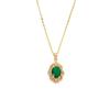 Alloy Diamond Zircon Necklace and Earrings Set with Exotic Style Ornaments