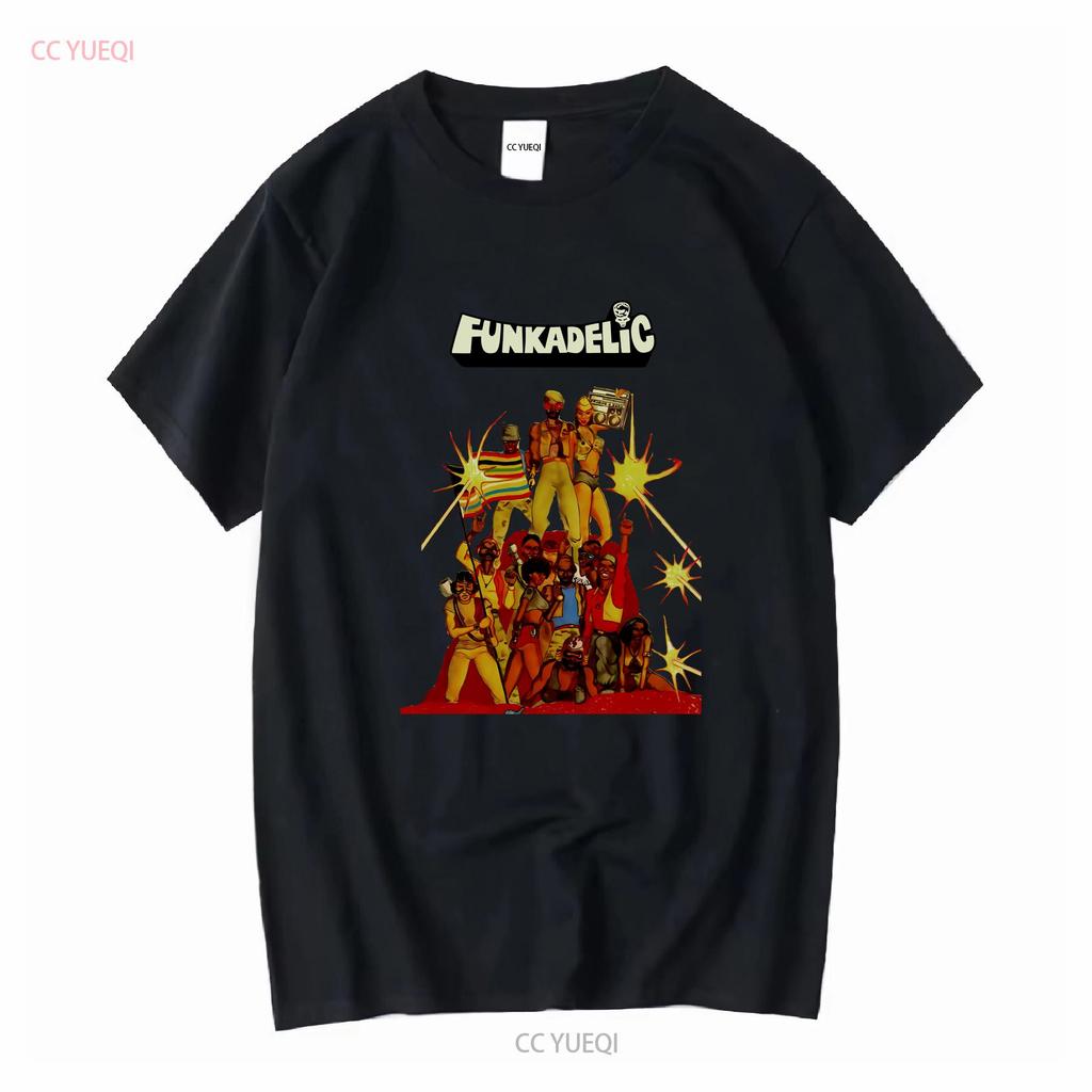Funkadelic George Clinton T Shirt Eddie Hazel Essential Parliament Pfunk Concert Vintage Washed Top For Everyday Wear Fashion
