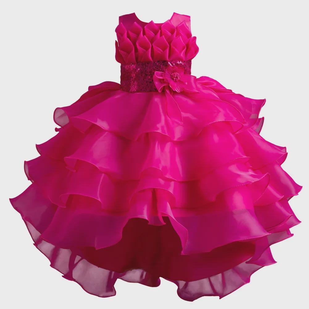 Elegante abito da principessa per bambini grandi - Splendido abito strascicato per feste e spettacoli