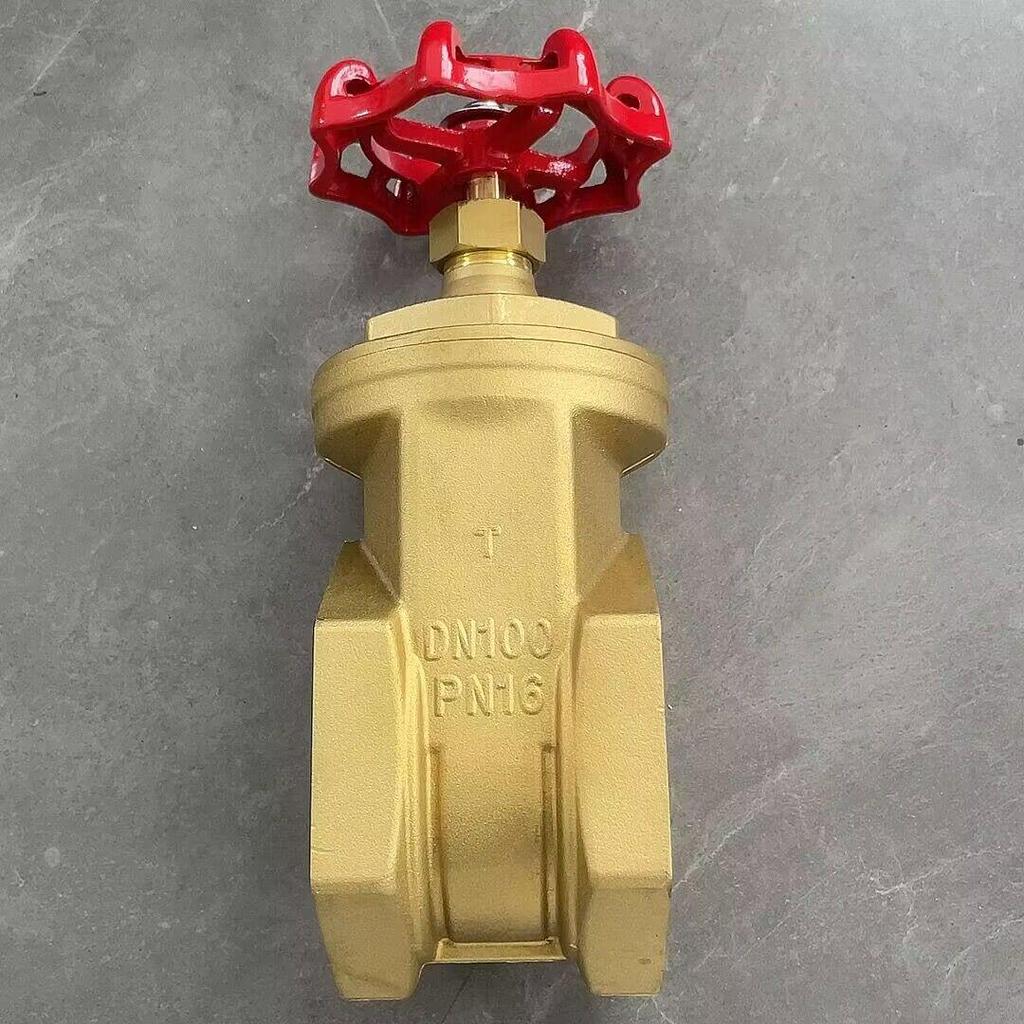 Brass Gate Valve for Water Meters with Thickened Silk Thread and PPR2 Double Hot Melt (4-6 Points)