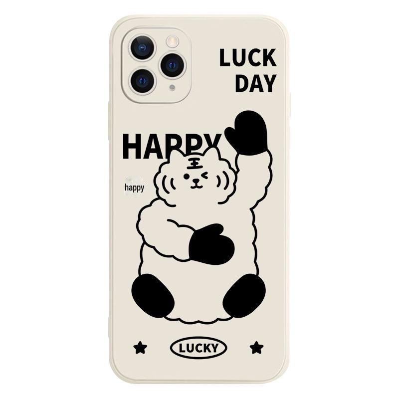 

Чехол Zhitai Magic Cube для Apple iPhone 15 Pro Max, 14 Pro и XS Max — с дизайном Happy Line Tiger iPhone 13 Pro Max