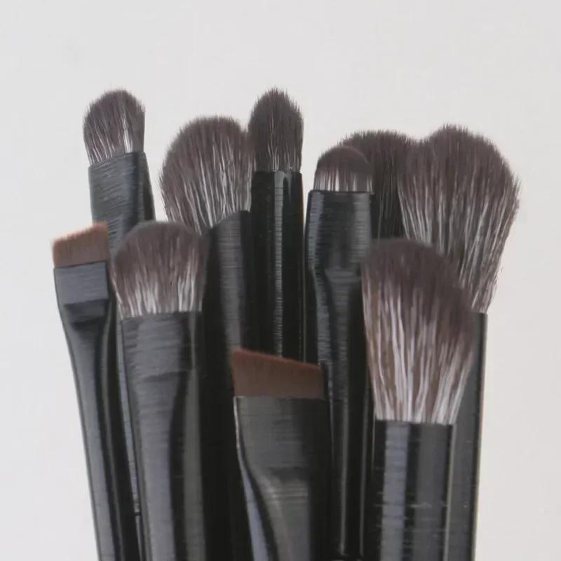 Přírodní materiál Profesionální sada štětců na make-up Oční stíny Powder Foundation Blush Contour Shadow Mixed Makeup Beauty Tool