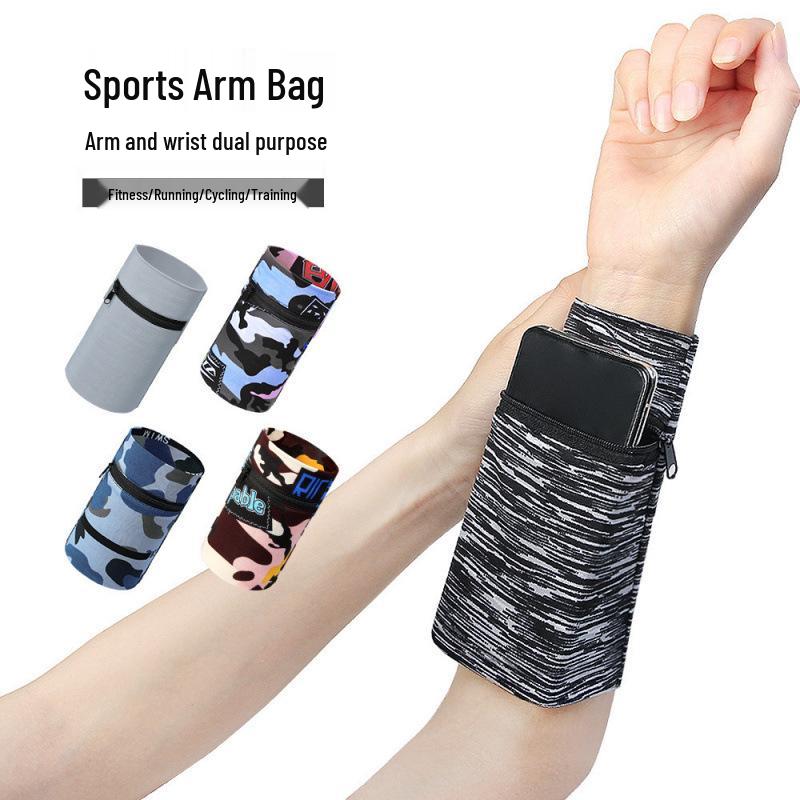 Cross-border Sports Arm Bag: Quick-Drying, Elastic, Mini Running Phone and Key Coin Purse