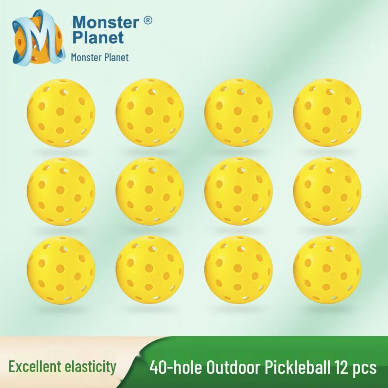 Monster Planet 40-Hole Outdoor Pickleball