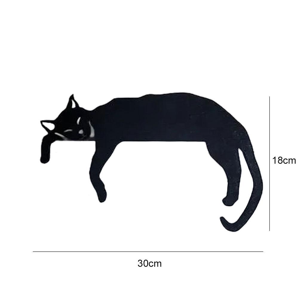 Metal Black Cat Door Topper 2025 Halloween Party Decor Creative Door Corner Sign Door Frame Decor Wall Art Handicraft Home Decor