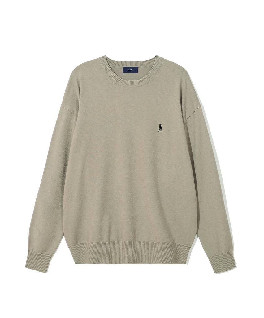 YALE Heritage Dan Minimal Knit Pale Khaki