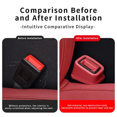New Car Seat Belt Buckle Cover Anti Scratch Seatbelt Widen Button Protector Seat Belt Protection Cover Car Interior Accessories