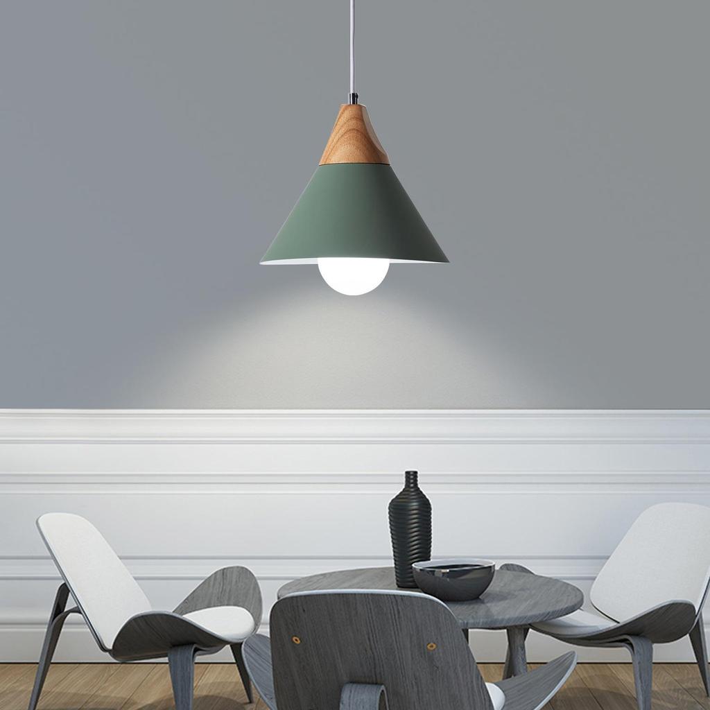 Luminária pendente LED criativa nórdica - Lustre de alumínio estilo europeu para bares e restaurantes