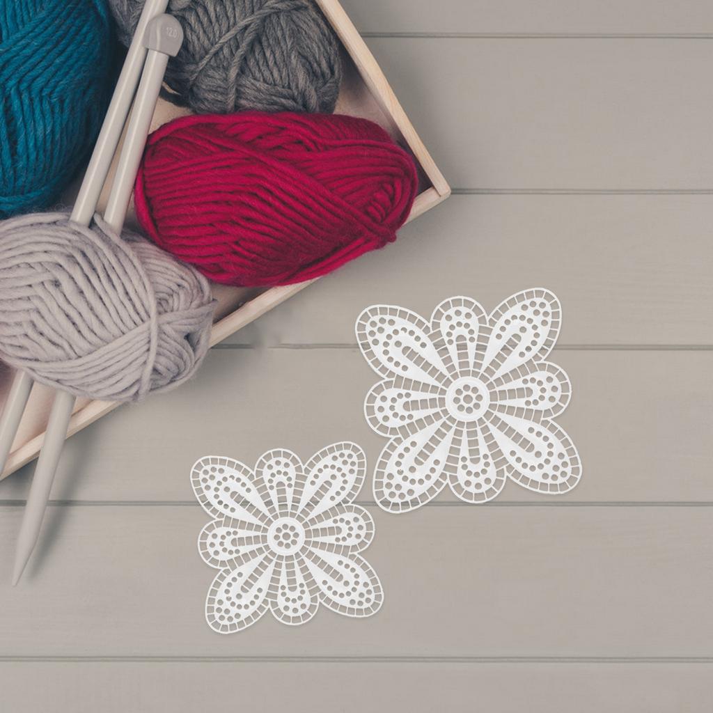 15 Pcs Petal Shaped Plastic Mesh Canvas Sheets Grid Cross Patterns Craft Kit Diy Plastic Canvas Panels Butterfly Netting