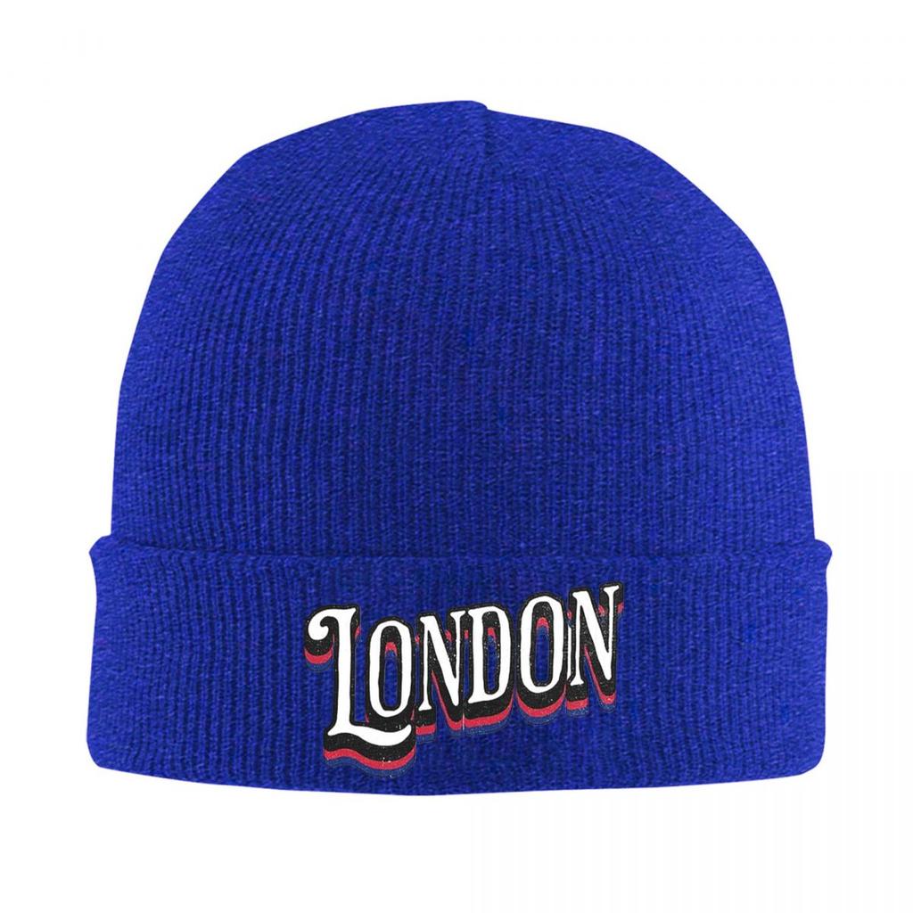 London UK England Warm Knitted Cap Hip Hop Bonnet Hat Autumn Winter Outdoor Beanies Hats for Men Women Adult