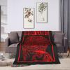 Horror Game Iron Lung Flannel Blanket Winter  Soft Throw Blanket for Girls Boys Outdoor Funny Bedspread Sofa Bed Cover
