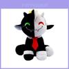 Adorabile Nuovo Ranboo Seduto Peluche Carino Pecora Sorridente Bianca e Nera Bambola Per Bambini
