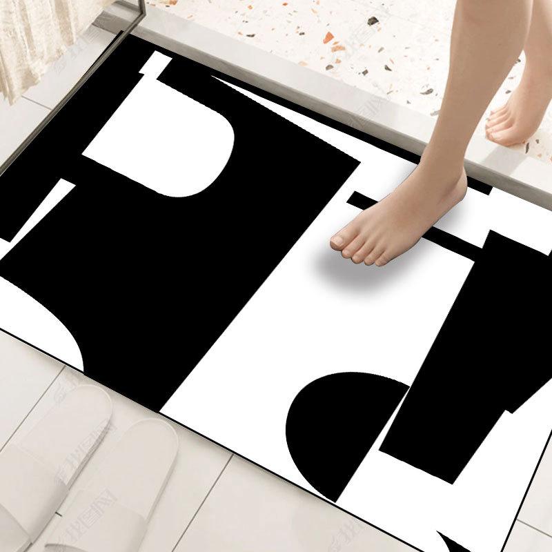 Diatom Mud Non-Slip Quick-Dry Bathroom Floor Mats