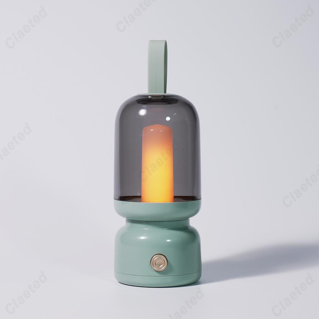 New Retro LED Portable Candlelight Nightlight Living Room Dining Room Bedroom Bedside Atmosphere Lighting Camping Portable Lamps