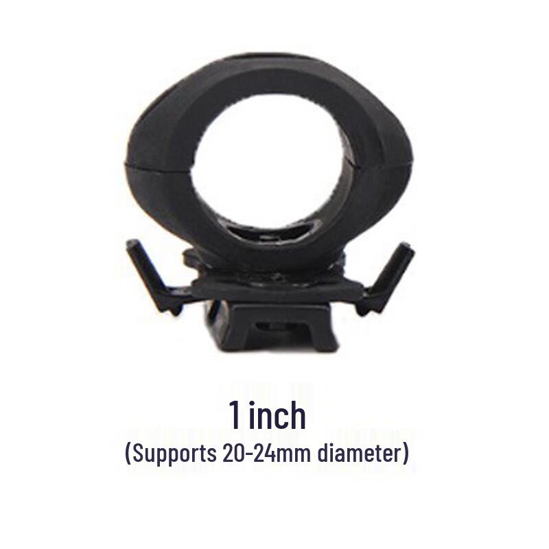 Tactical Helmet Side Rail Flashlight Mount