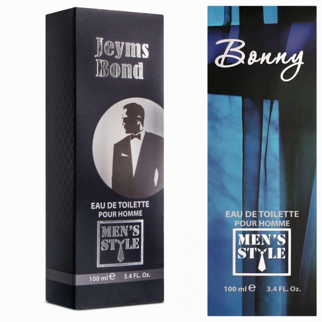 Jayms Bond & Bonny Eau De Toilette for Men 100 Ml 3.4 Fl.Oz. Mens Style
