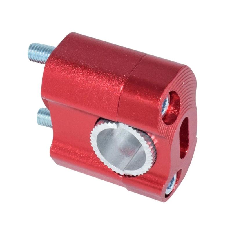 Pair Motorcycle Handlebar Rise Clamps 22mm Aluminum Handlebar Mounts for Off Road Bikes Universal Fit Easy Installation