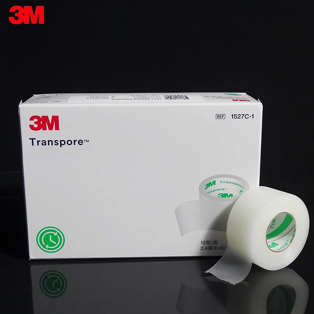 3M Transpore Хирургический пластырь, серия 1527, прозрачный, водонепроницаемый, гипоаллергенный