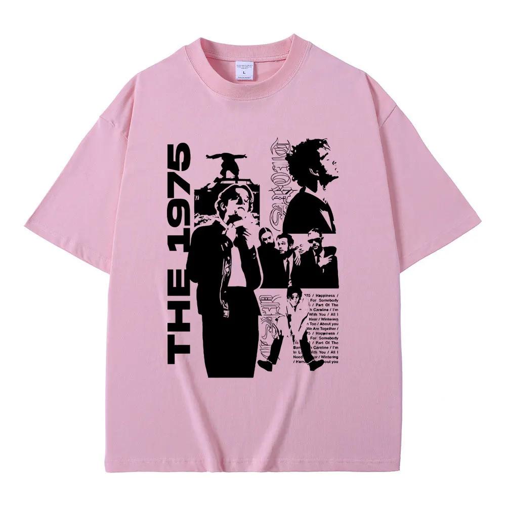Rock Band The 1975 Being Funny in A Foreign Language Print T-shirt Matty Healy Graphic T Shirts Indie Alternative  Tshirt