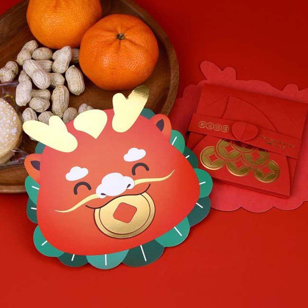 DIY Card Packing Chinese Folding Red Envelope Spring Festival Supplies Celebration Party