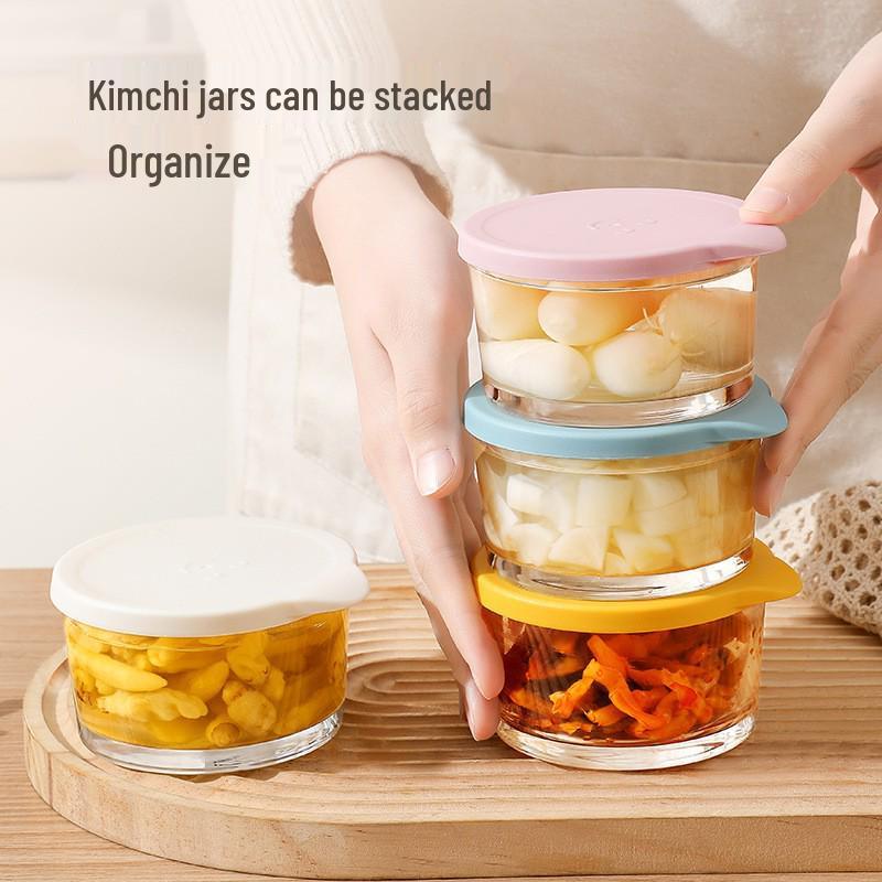 Glass Food-Grade Pickle Jar: Fresh-Keeping Kimchi & Side Dishes
