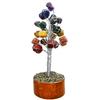 7 Chakra Pyrite Crystal Tree, Feng Shui Wealth & Energy Money Tree - 9 Inch