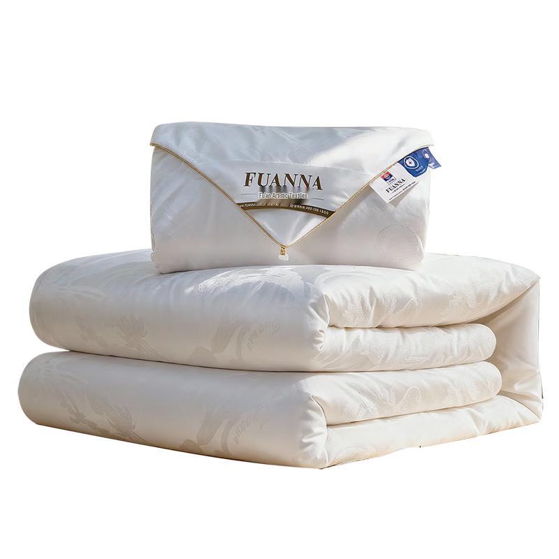 FUANNA 60S Cotton Tussah Silk All-Season Duvet