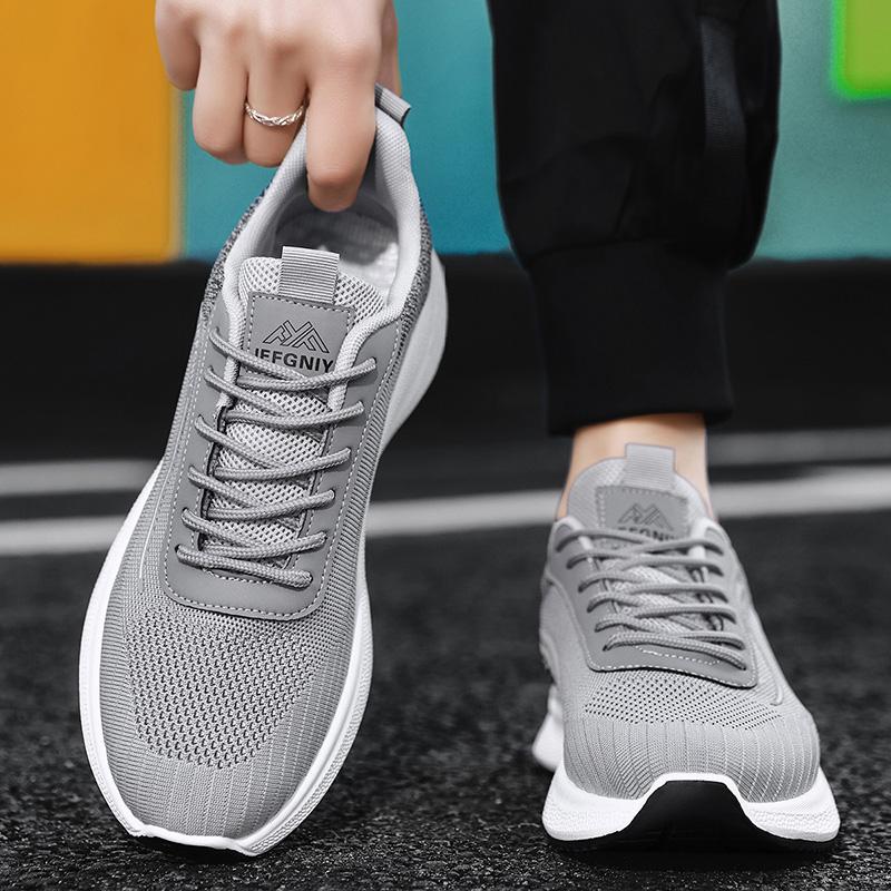 Fashion Fashion Men Sneakers Mesh Casual Shoes Lac-up Lightweight Vulcanize Walking Sneakers Suitable For Running Exercise Healthy Livin