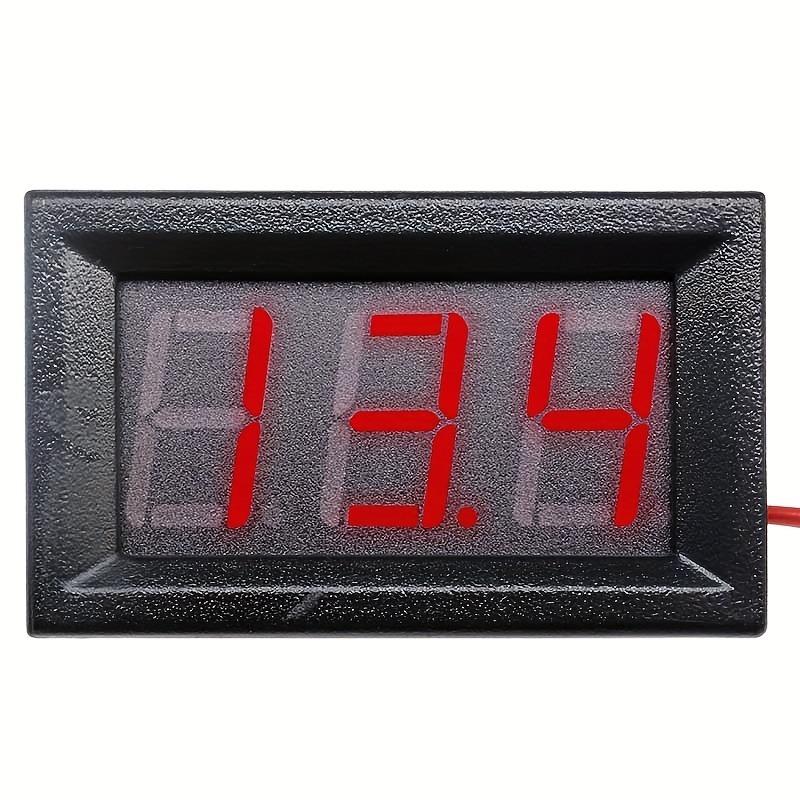 Digital Voltage Display 0.56,Two-Wire DC 4.5V-30V LED Voltmeter Display Voltage Tester Meter for Automotive & Electrical Troubleshooting