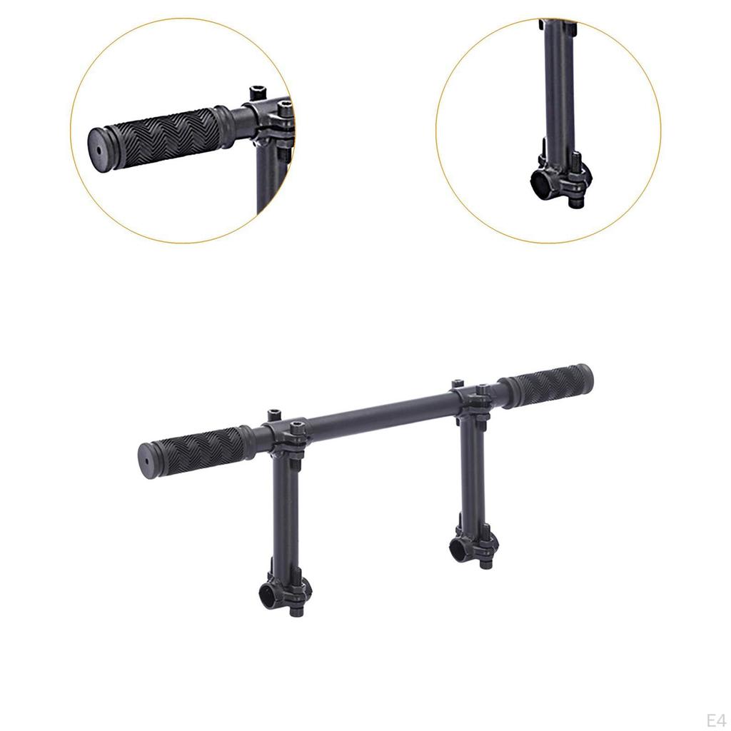 Handlebar Extenders Double Clamp Mounting Base , Easy to Install Metal, Professional, Ergonomic
