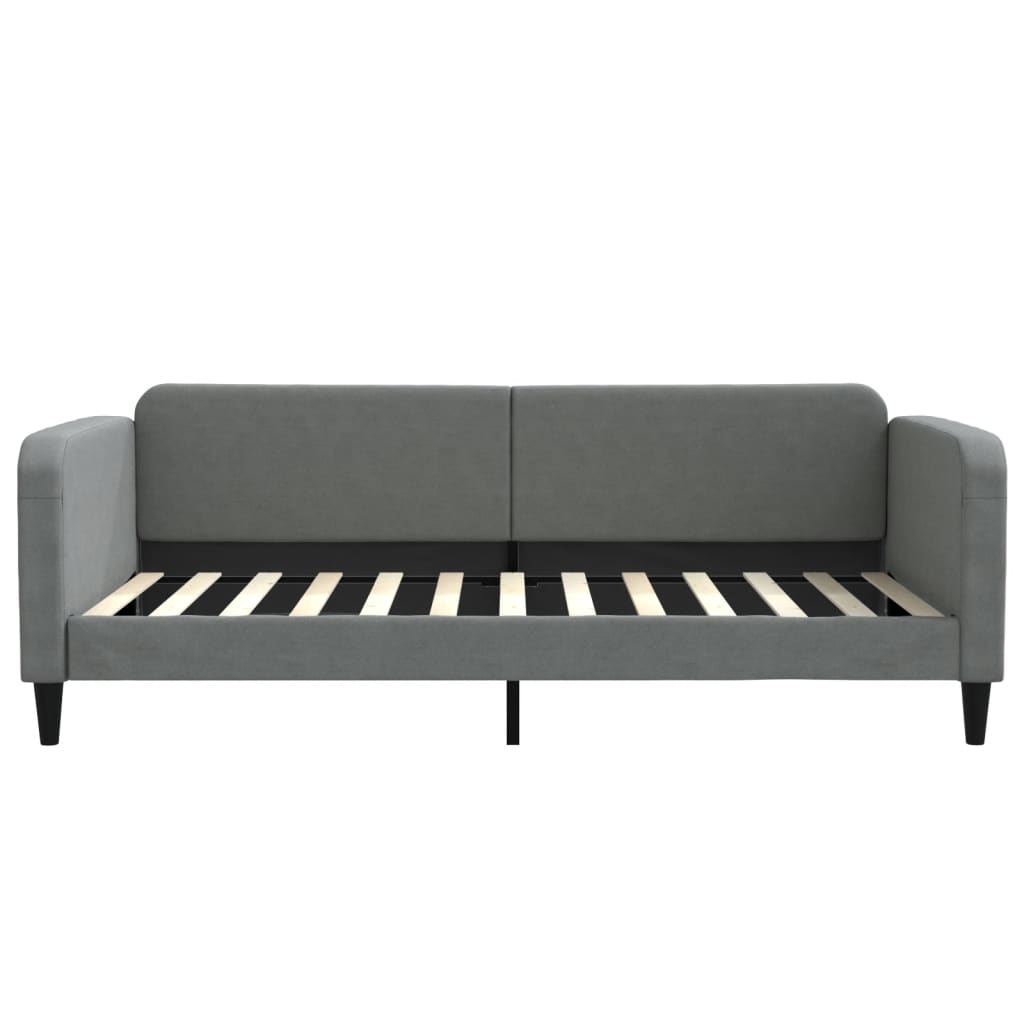 Vidaxl Sofa With Sleeping Function, Dark Gray, 100X200 Cm, Upholstered In Fabric