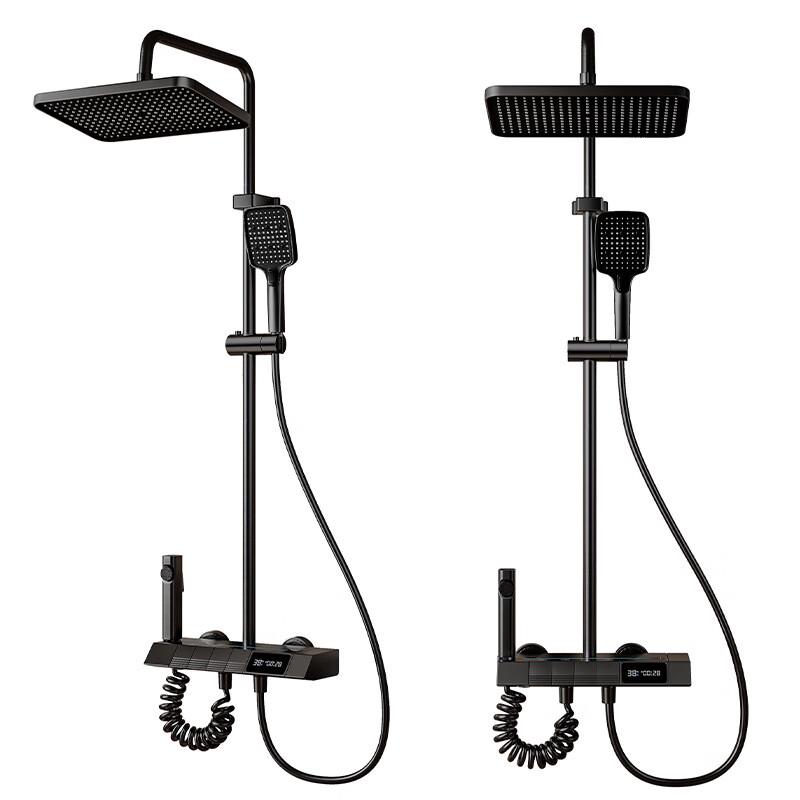 Piano Key Shower System with Digital Display