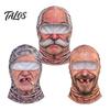 Elastic Polyester Balaclava for Hiking Old Man Ski Mask, Realistic 3D Animal Face Balaclava, Funny Winter Full Novelty Accessories Vacation Cover with
