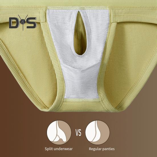 Slip da Uomo a Vita Media Mutandine a Colore a Contrasto con Supporto per Scroto Cinturino Mercerizzato Alta Elasticità Intimo