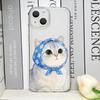 Cartoon Oil Painting Animal Cat Transparent Phone Case for IPhone 17 Pro Max 16 15 11 12 14 13 Mini 7 8 Plus X XS XR Soft Cover