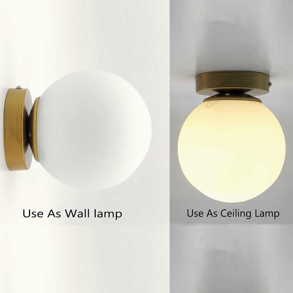 Metall Doppelring Kristall Aufbau Deckenleuchte, für Flurleuchte Deckenaufbau (6" Weiß)