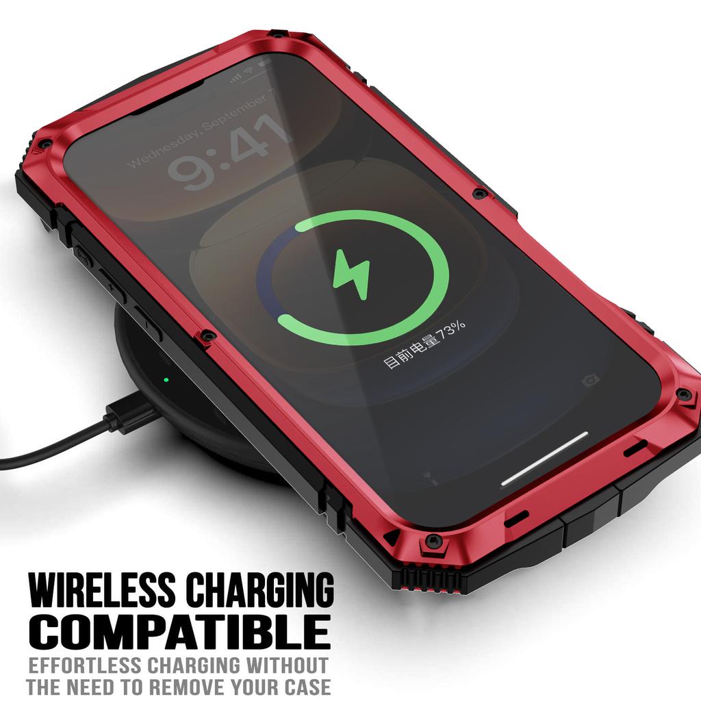 Armor Phone Case for IPhone 17 16 15 14 Plus 13 12 Pro Max Aluminum Metal Screw Bumper Heavy Duty Outdoor Sport Cover Stand