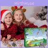Dinosaur Box Advent 24 Days Christmas Countdown Calendar Toys Ornament Gift