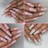 Colla per Estensione Nail Art UV Solida Senza Vassoio di Carta Estensione Rapida Modello di Cristallo Colla per Fototerapia Unghie Colla di Cristallo 15ml