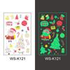 In-Stock Luminous Christmas Temporary Tattoo Stickers for Holiday Party & Window Decoration Gifts