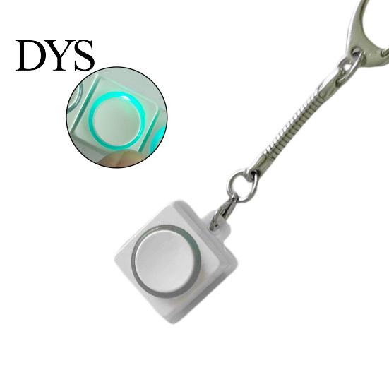 Decompression Button Toy Fidget Keyboard 1/2/3/4/5/6/9-Keys Stress Relief Finger Clicker Keychain with LED Light Portable Sensory Mechanical